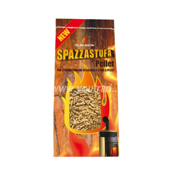 Prodotto per la pulizia di stufe a pellet