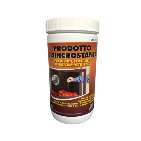 disincrostante per termocamini, stufe a legna e carbone