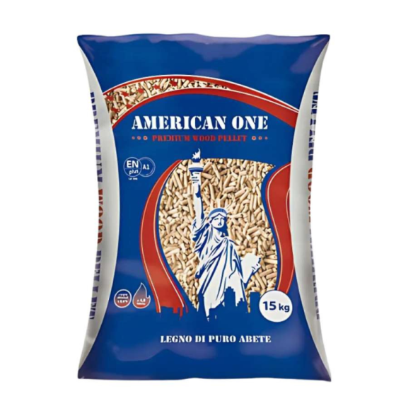 Pellet American One ENplus A1 – Alto rendimento