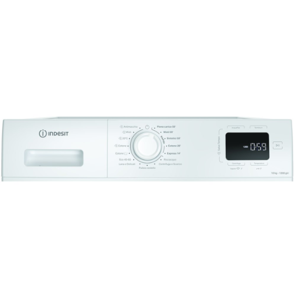 Indesit IM 1072 MY TIME IT lavatrice 10 kg classe A 1200 giri