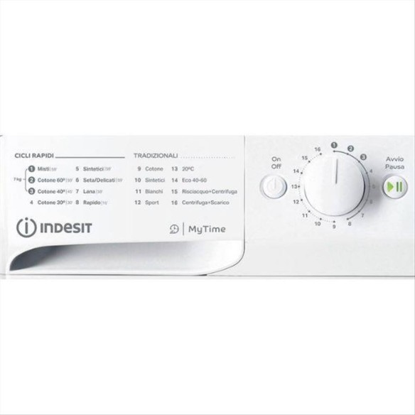Indesit MTWC 71296 W IT lavatrice 7 kg classe A 1200 giri