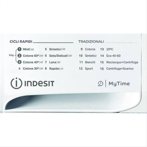 Lavatrice Indesit MTWC 91296 W IT 9 kg 1200 giri Classe A Motore Inver