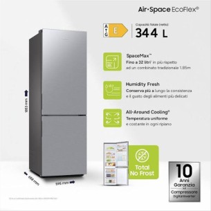 Frigorifero Combinato Samsung EcoFlex RB33B610ESA 344L NoFrost | BZ Co 2