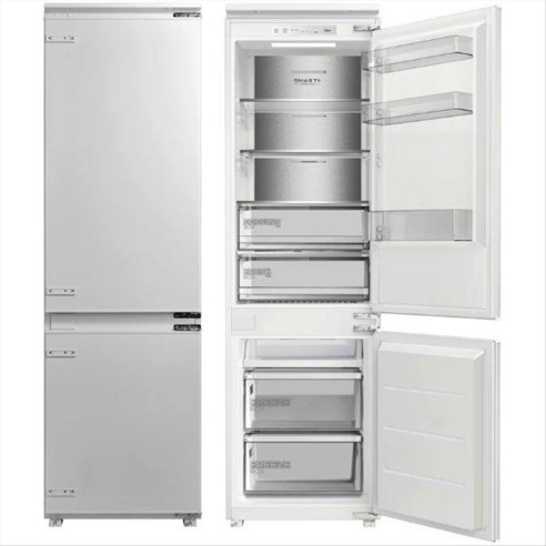 Midea MDRE372FGC01 Frigorifero Combinato da Incasso 267 L Total No Fro