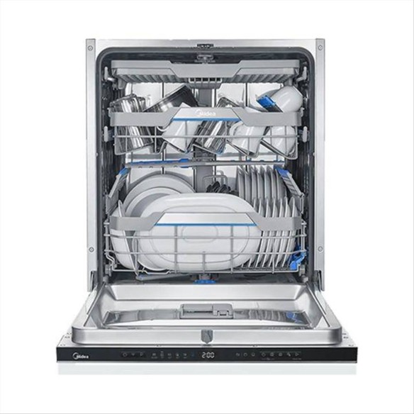 Midea MDWEB1403MB Lavastoviglie Incasso 60 cm 14 Coperti Wi-Fi 9 Progr