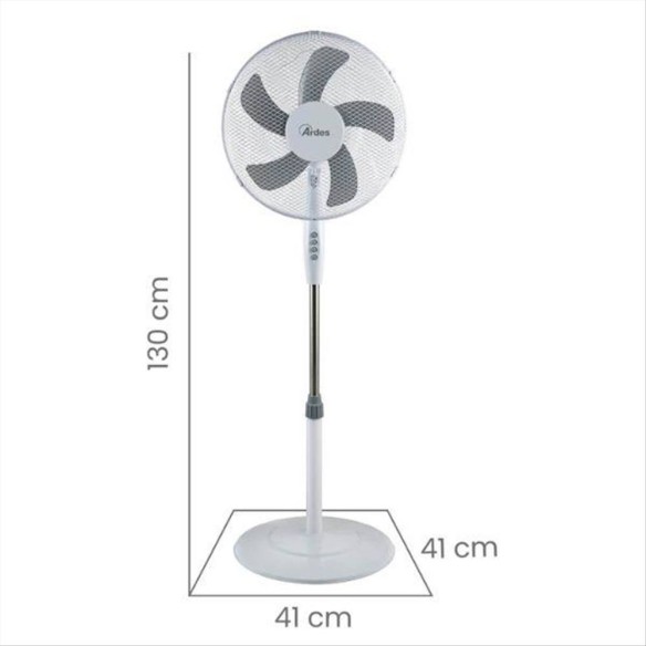 Ventilatore a Piantana Ardes Ø40 cm AR5BR41PB

