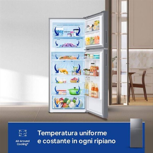 Frigorifero Samsung RT38CG6624S9 384 Lt No Frost Inox Wi-Fi | Classe E