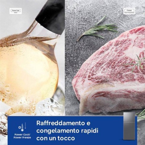 Frigorifero Samsung RT38CG6624S9 384 Lt No Frost Inox Wi-Fi | Classe E