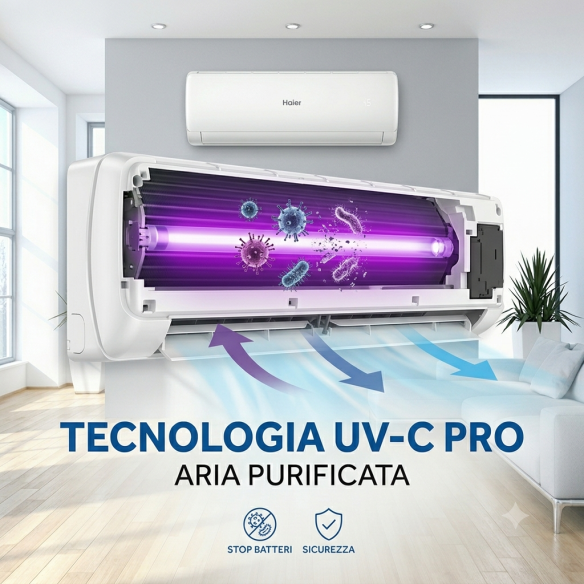 Climatizzatore a Parete Haier Pearl  Monosplit da 12000 BTU