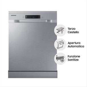 Lavastoviglie Samsung DW60CG550FSRET 14 Coperti Inox Classe D | Serie  2