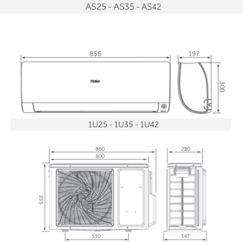 Haier FLEXIS Plus 9000 BTU climatizzatore A+++ Inverter Wi‑Fi con puri