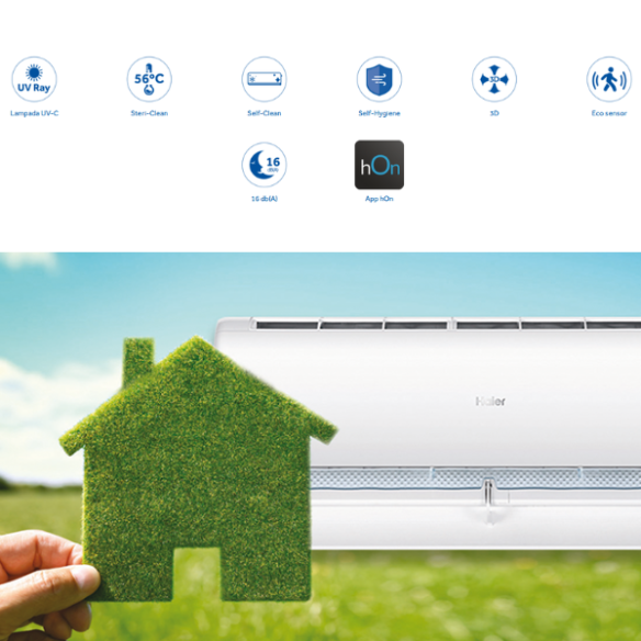 Haier FLEXIS Plus 9000 BTU climatizzatore A+++ Inverter Wi‑Fi con puri