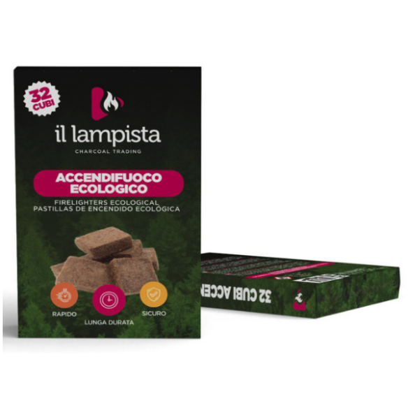 Accendifuoco Il Lampista per camini, stufe e barbecue